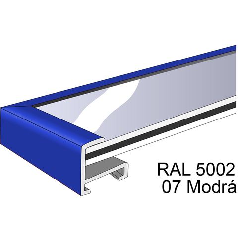 Profil 1, barva 07 Modrá