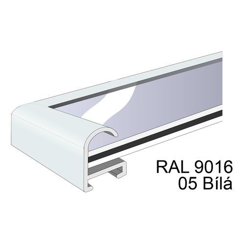 Profil 2, barva 05 Bílá