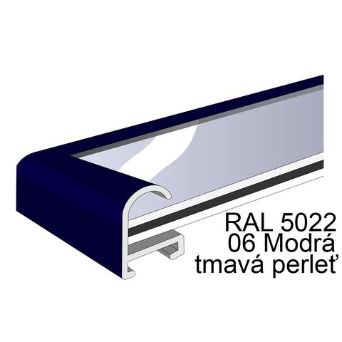 Profil 2, barva 06 Modrá tmavá perleť