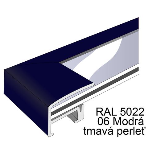 Profil 3, barva 06 Modrá tmavá perleť